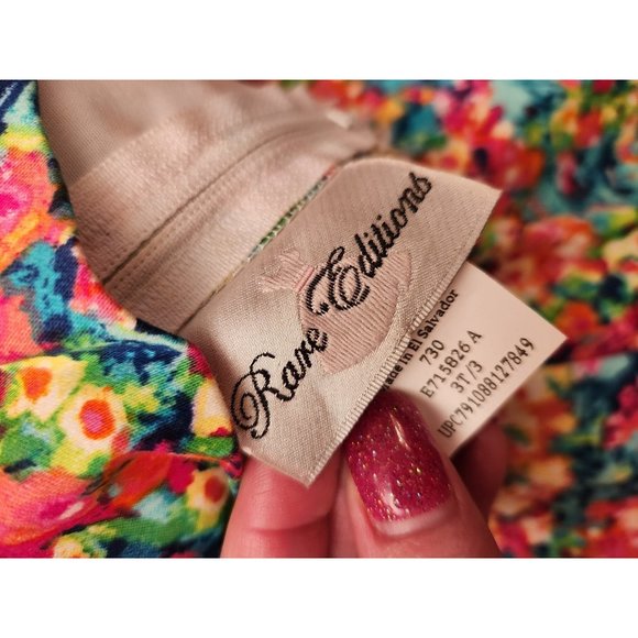 Rare Editions Girls Floral Dress 3T - Picture 2 of 2